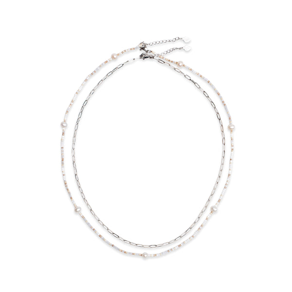 アクセサリー Garden of eden ID Necklace 50cm (SILVER) Garden of Eden｜チェーン ネックレス アンカー 40cm 50cm シルバー925