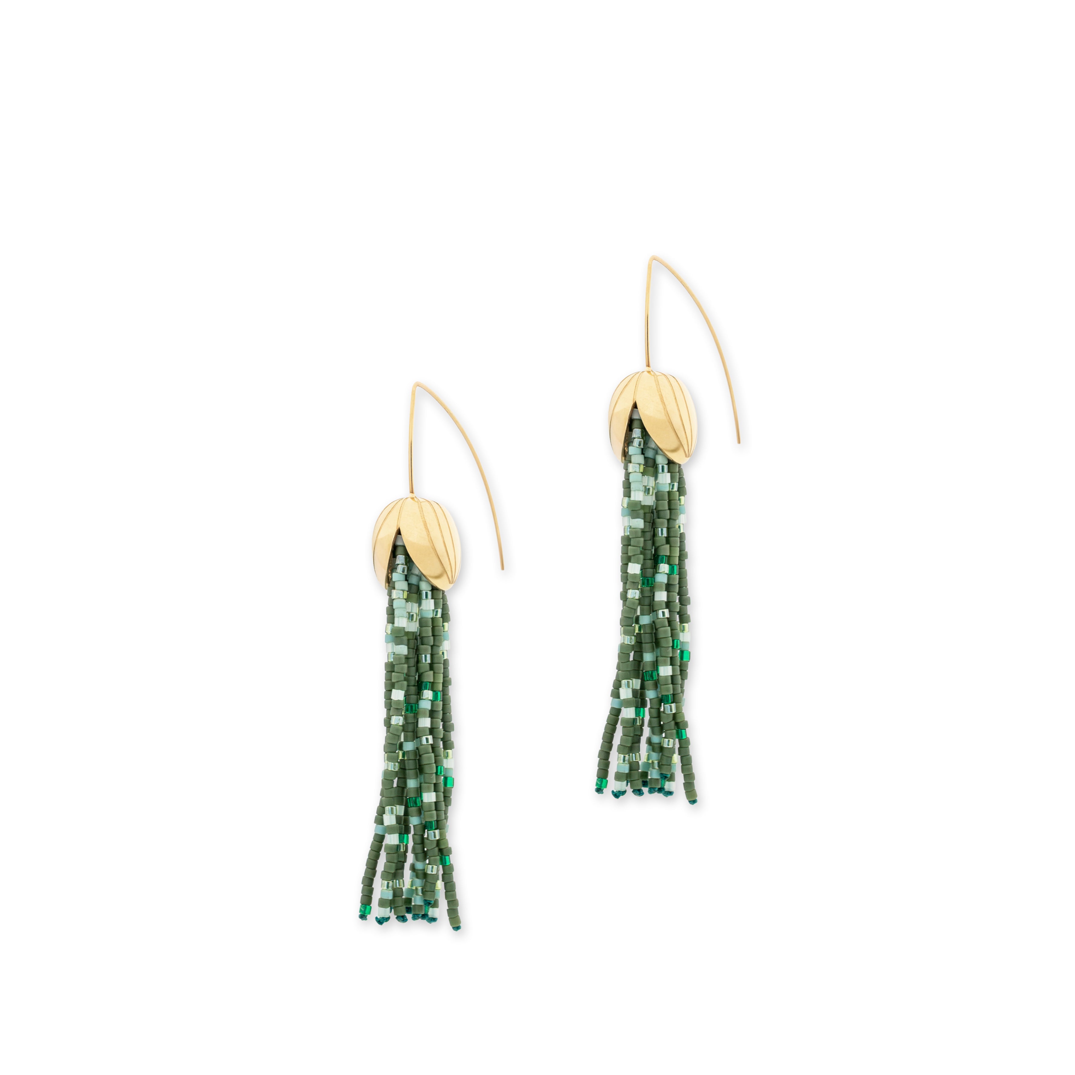 Grounded Hope Tassel Earring - Gold
