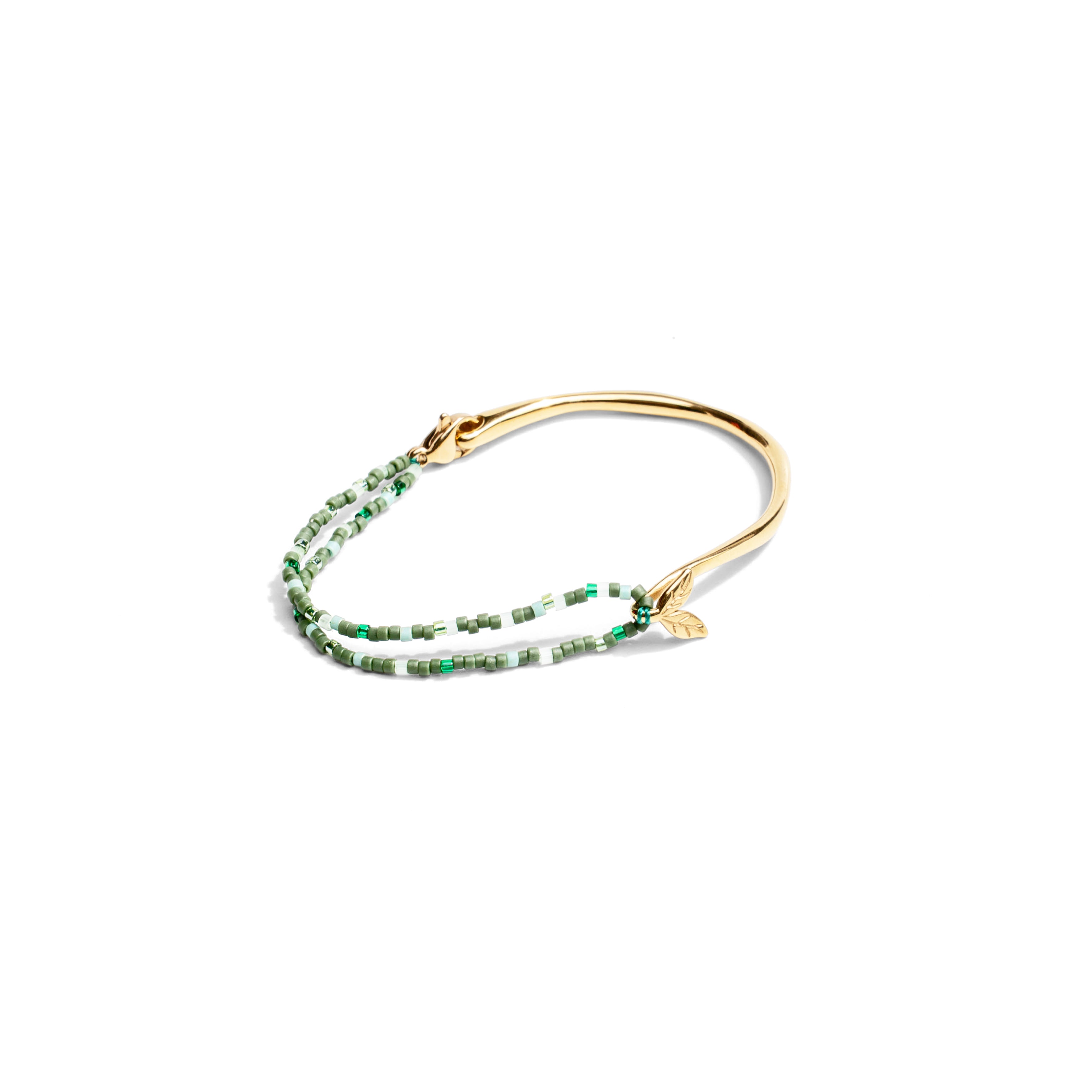 Grounded Hope Half-Cuff Bracelet - Gold