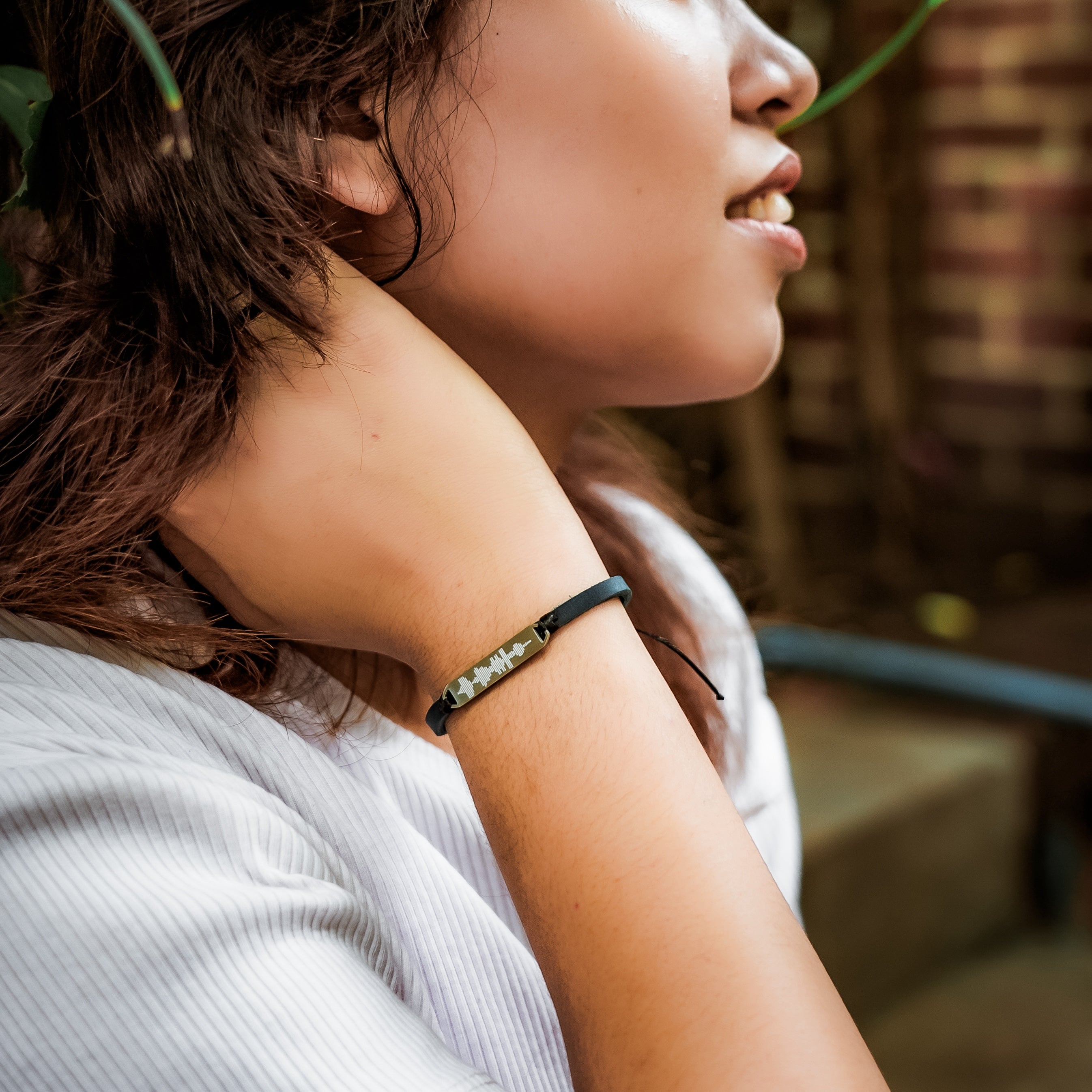 Light Triumphs Over Darkness Leather Bracelet