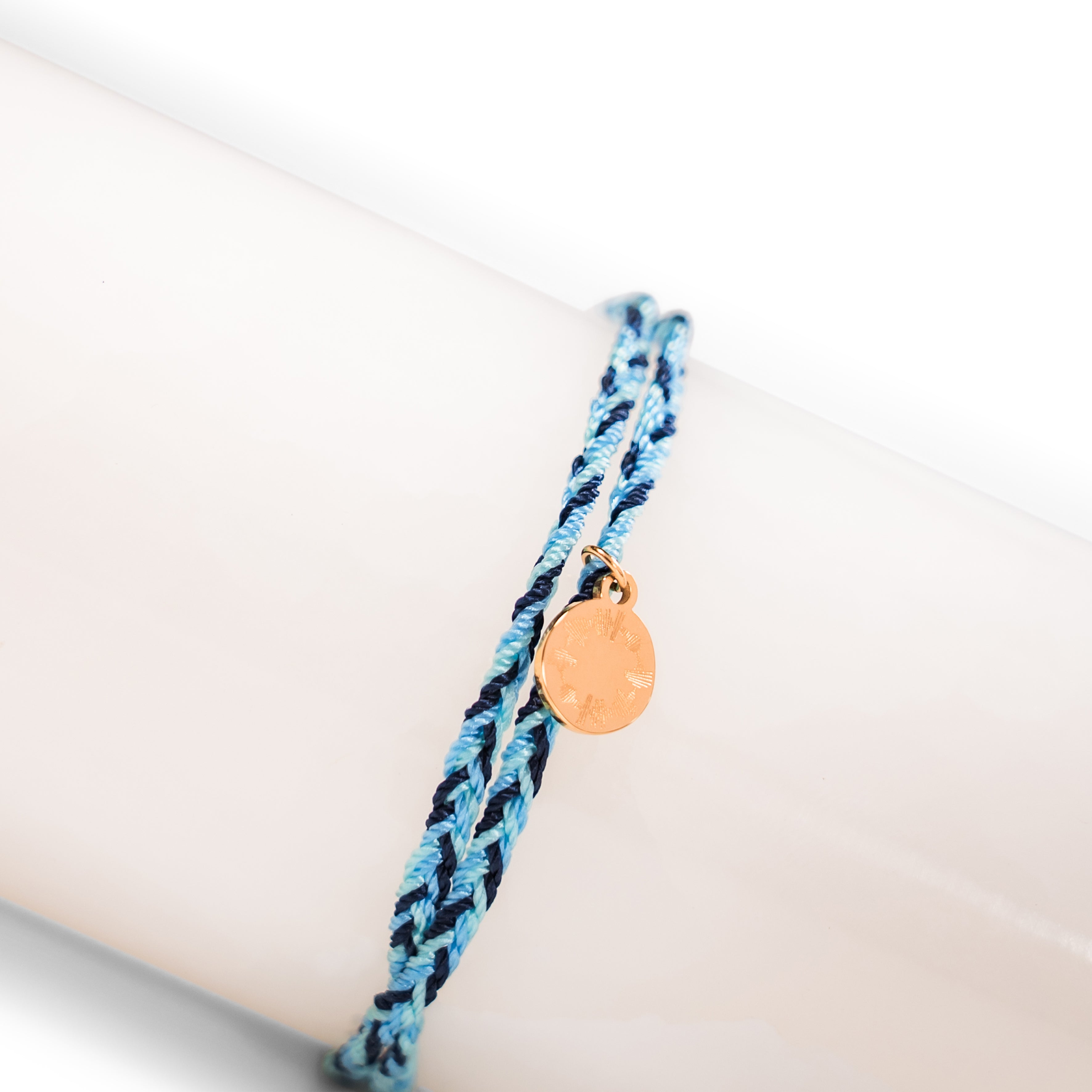 Light Triumphs Over Darkness Braided Bracelet
