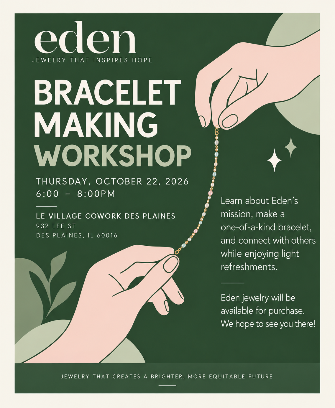 Beads of Purpose: Bracelet Making Workshop