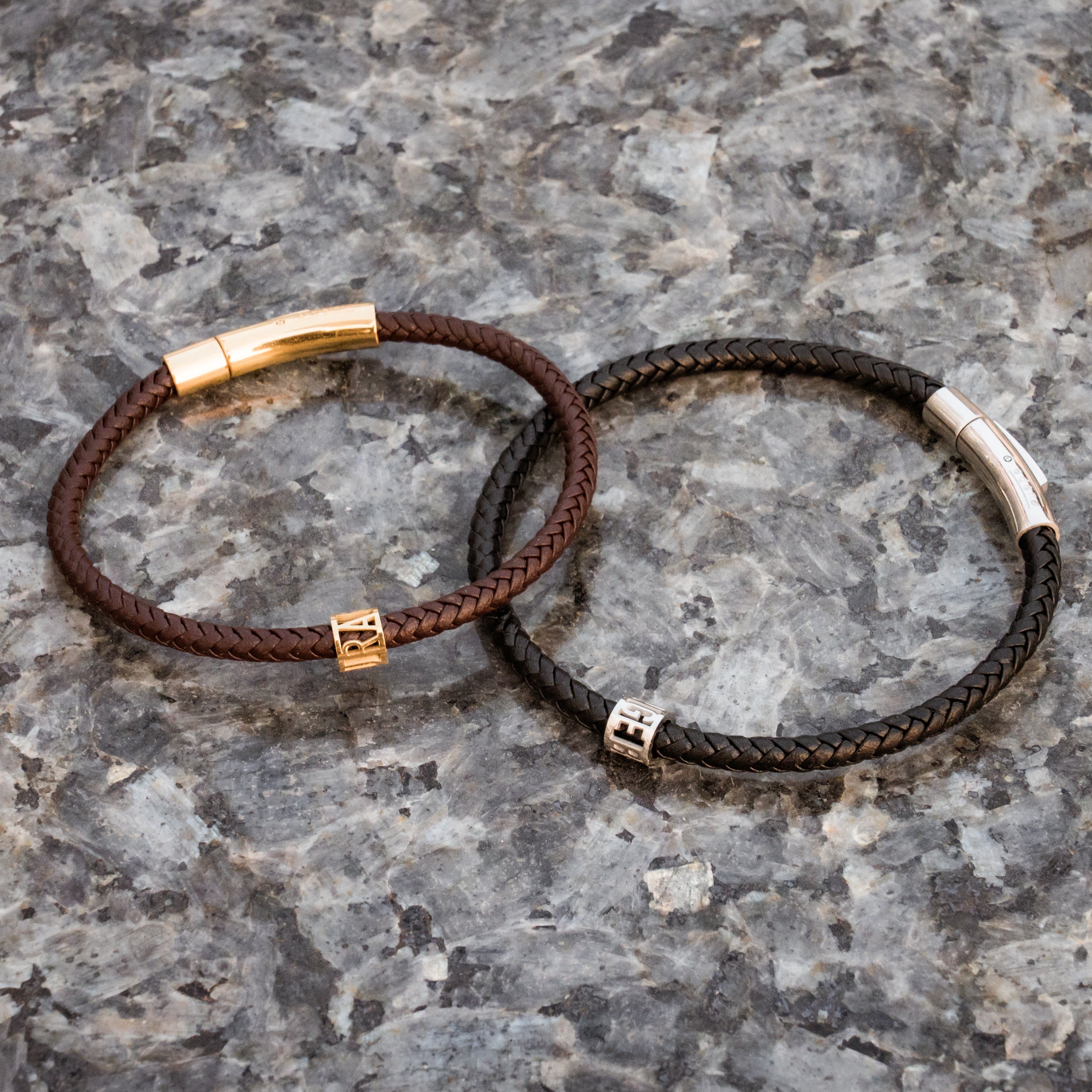 Be Change Men's Leather Bracelet