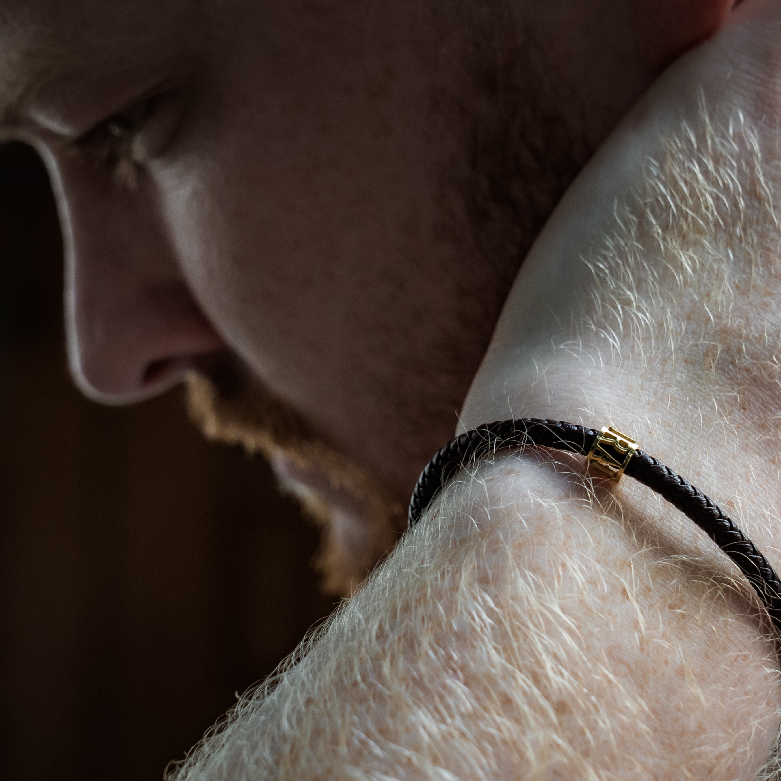 Courage Leather Bracelet