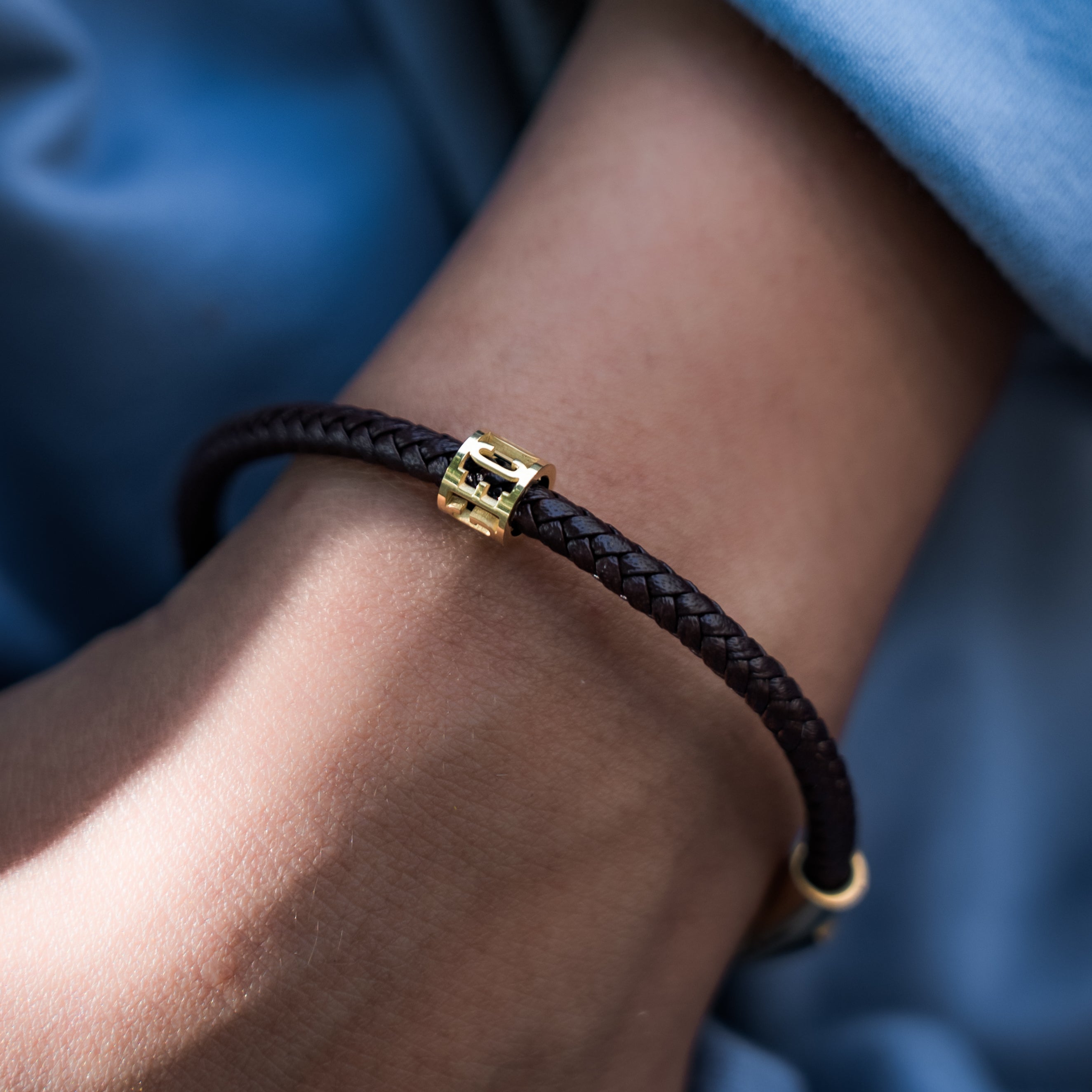 Courage Leather Bracelet