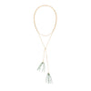 Grounded Hope Tassel Wrap Necklace - Gold