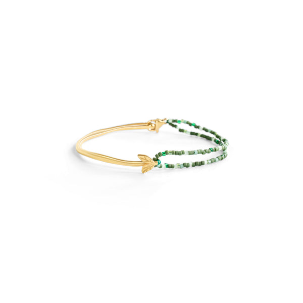 Grounded Hope Half-Cuff Bracelet - Gold