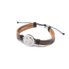 Faith to Move Mountains Leather Bracelet