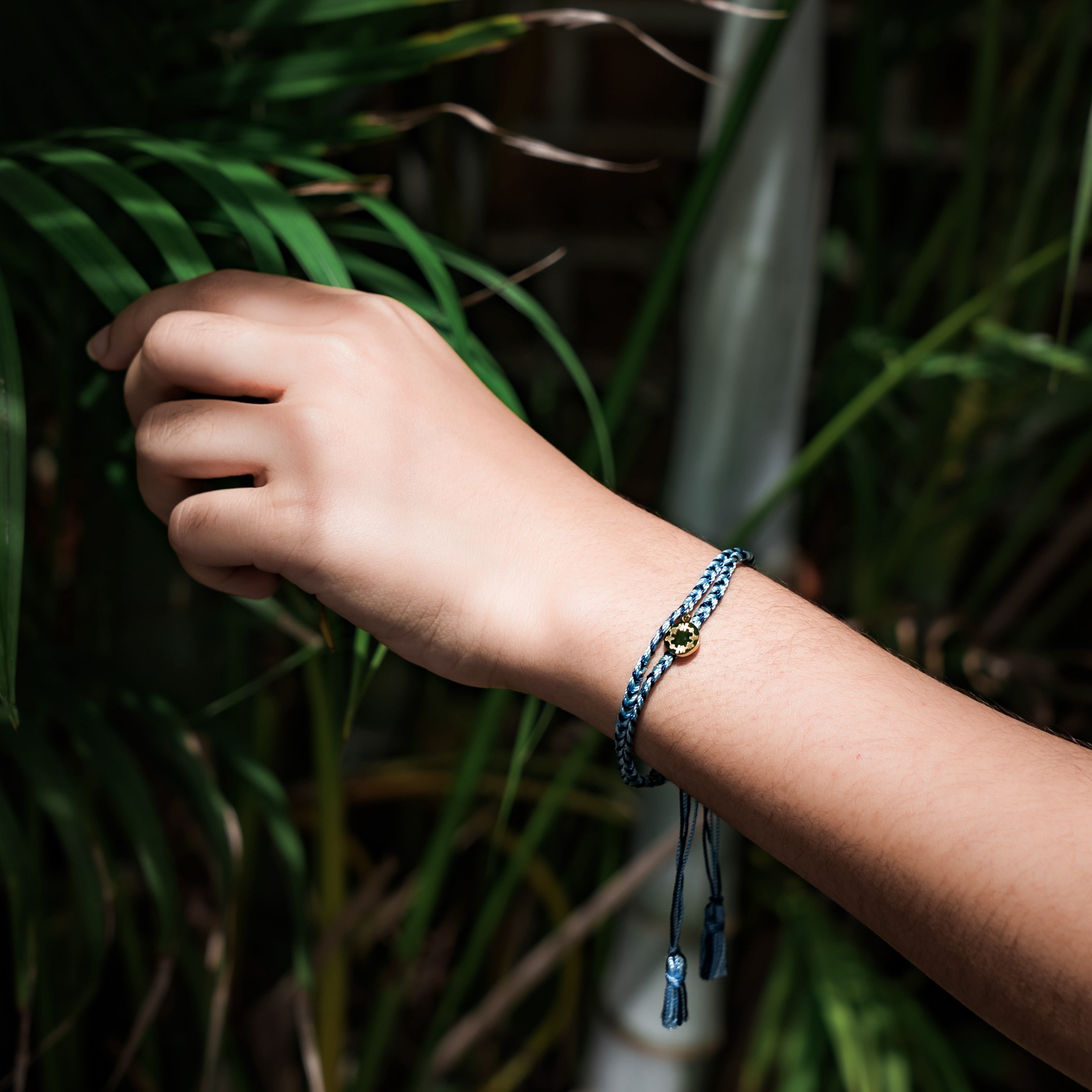 Light Triumphs Over Darkness Braided Bracelet