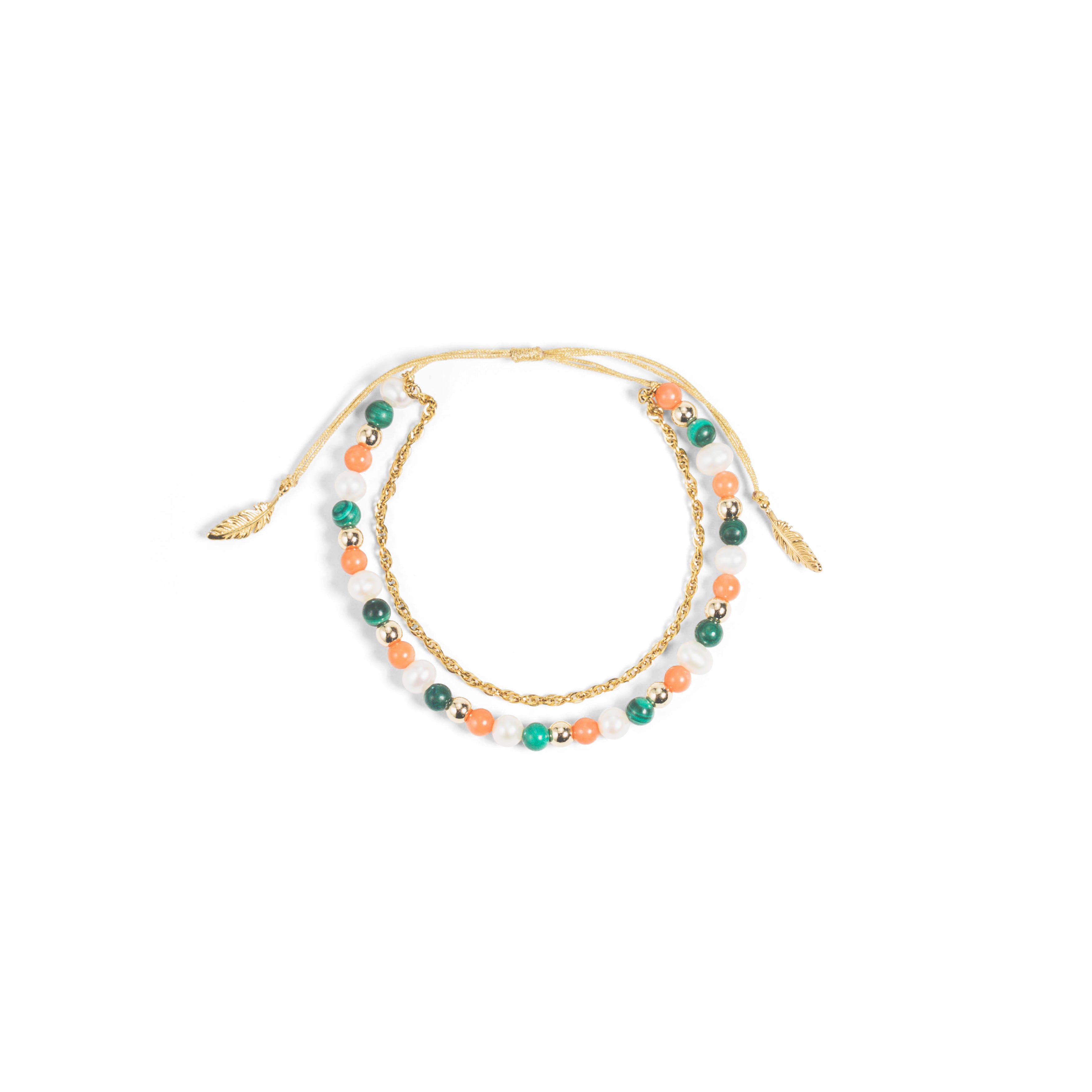 Song of Celebration Beaded Bracelet - Gold