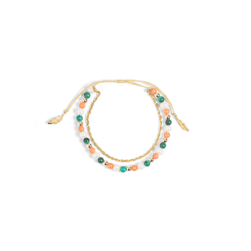 Song of Celebration Beaded Bracelet - Gold