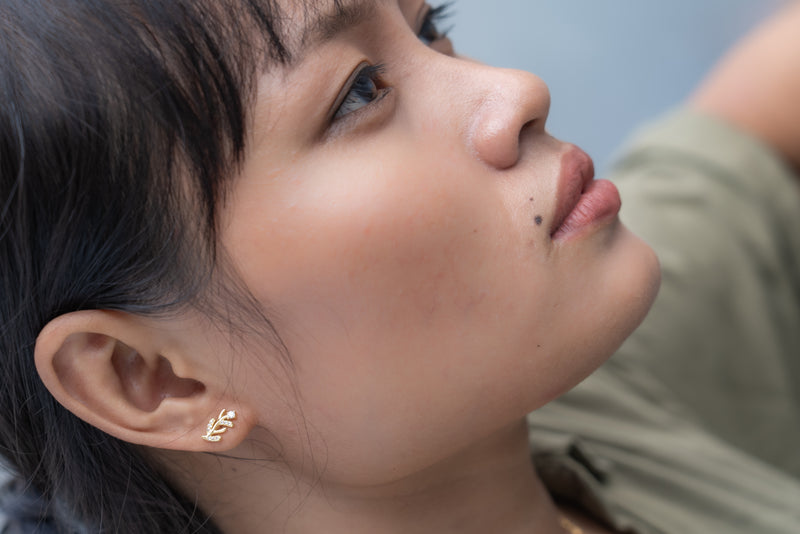 Mustard Seed Post Earrings