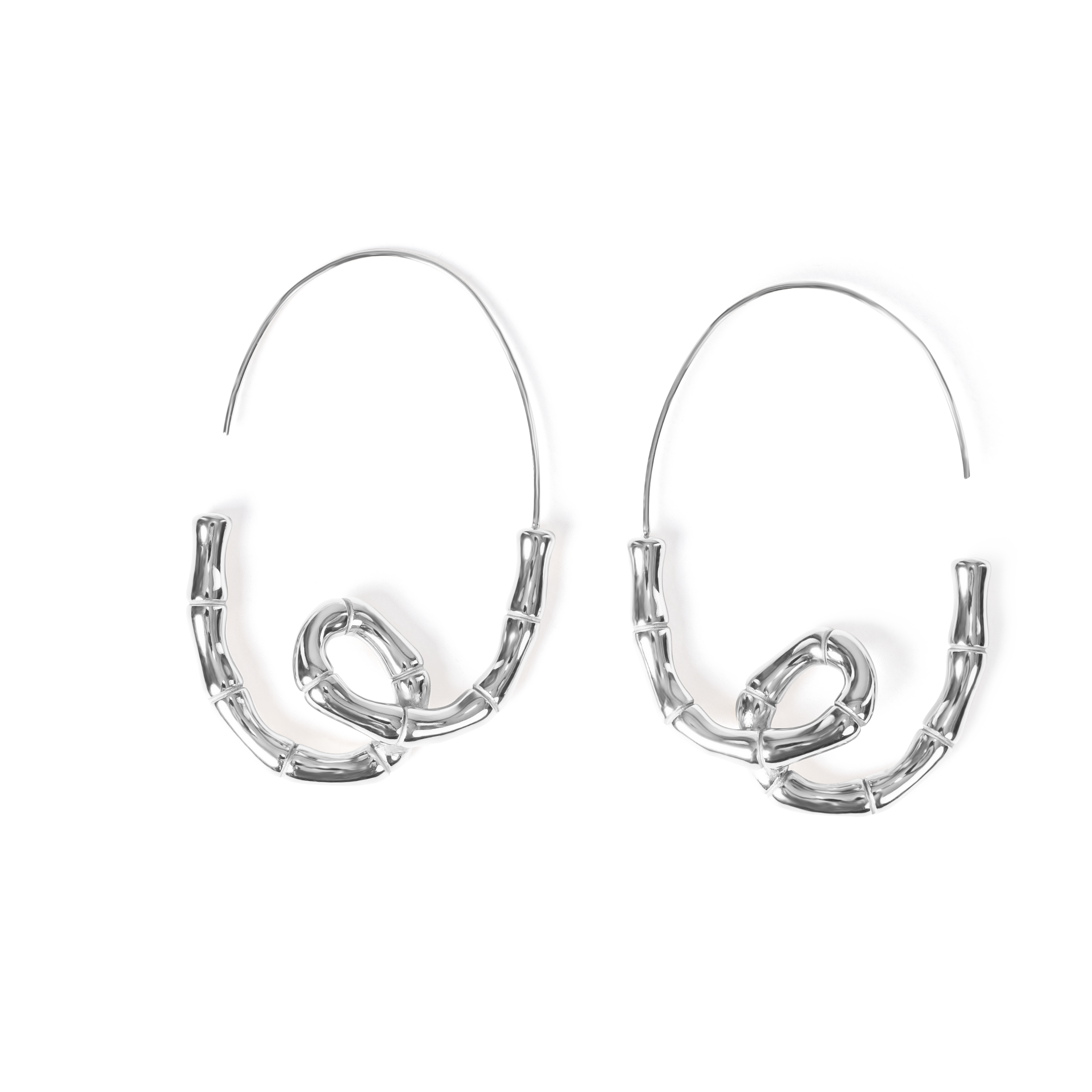 Resilient Bamboo Threader Earrings