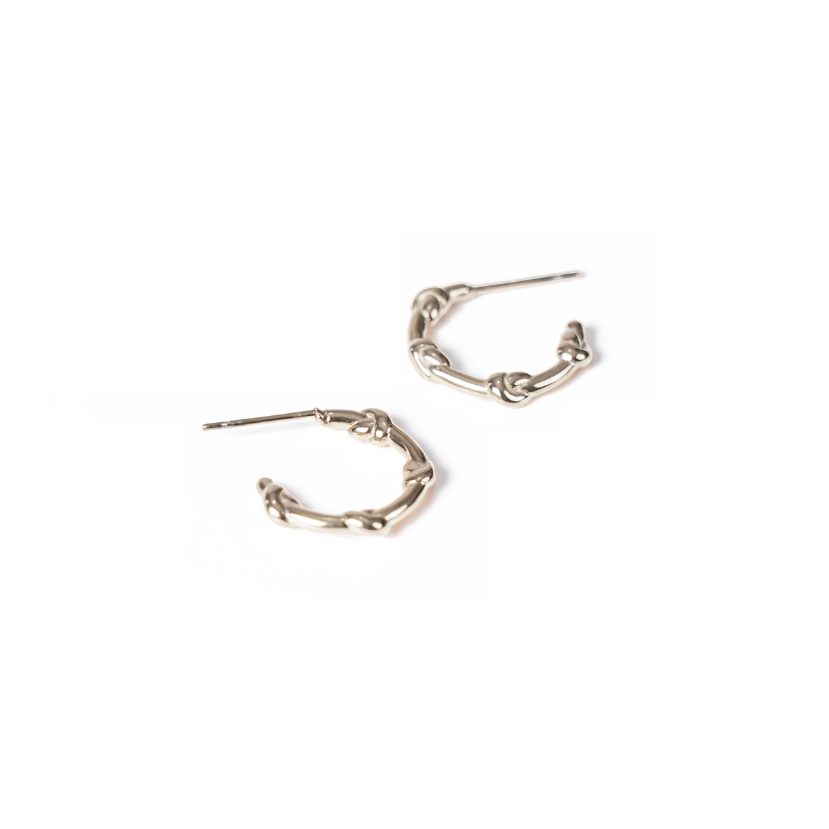 Knots of Freedom Mini Hoop Earrings