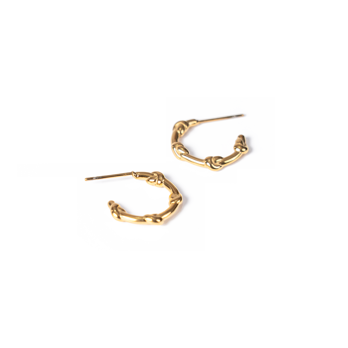 Knots of Freedom Mini Hoop Earrings