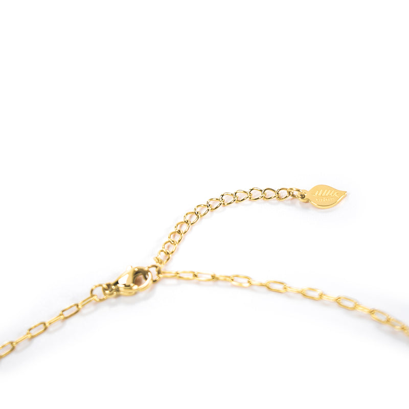 Resilience Leaf Necklace - Gold