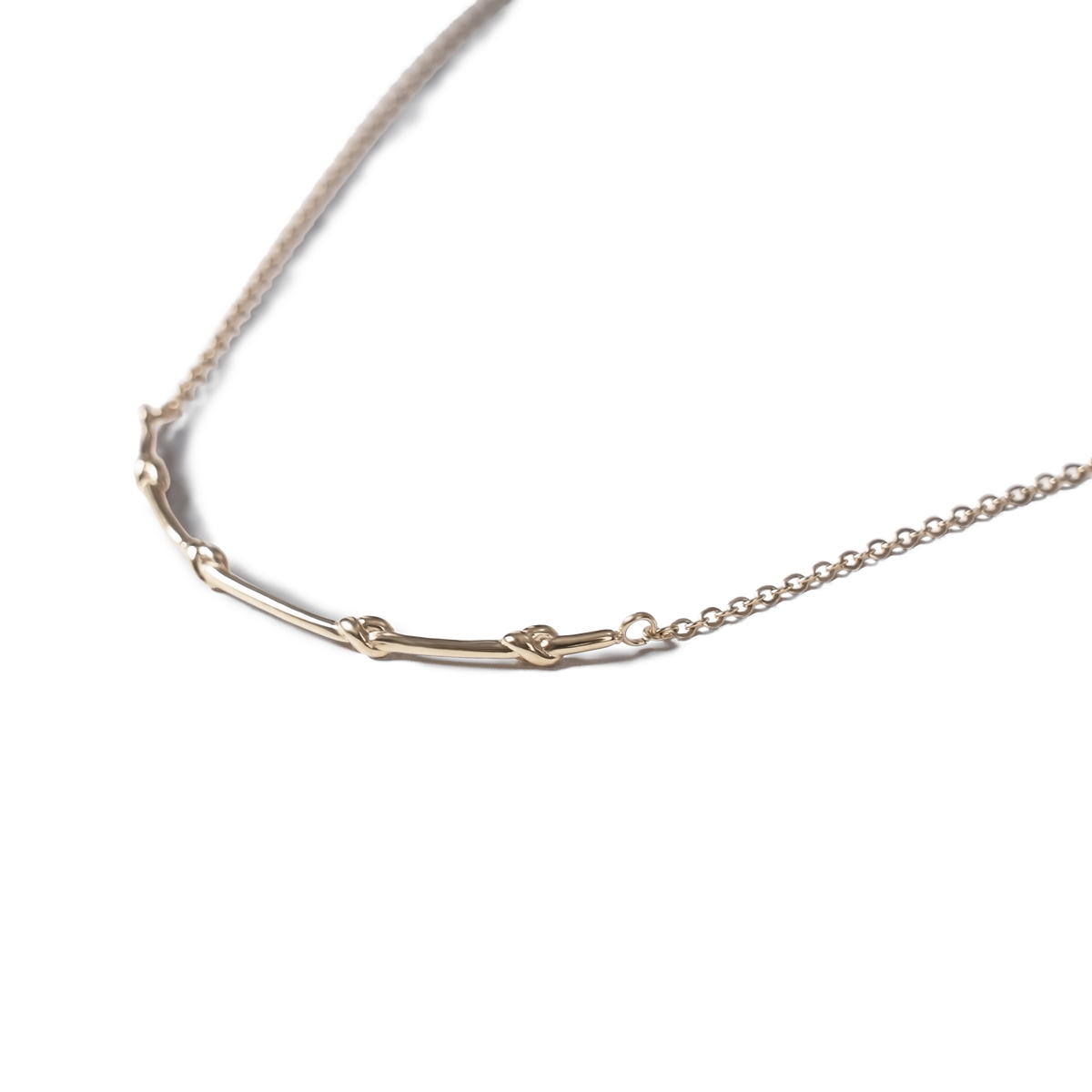 Knots of Freedom Bar Necklace