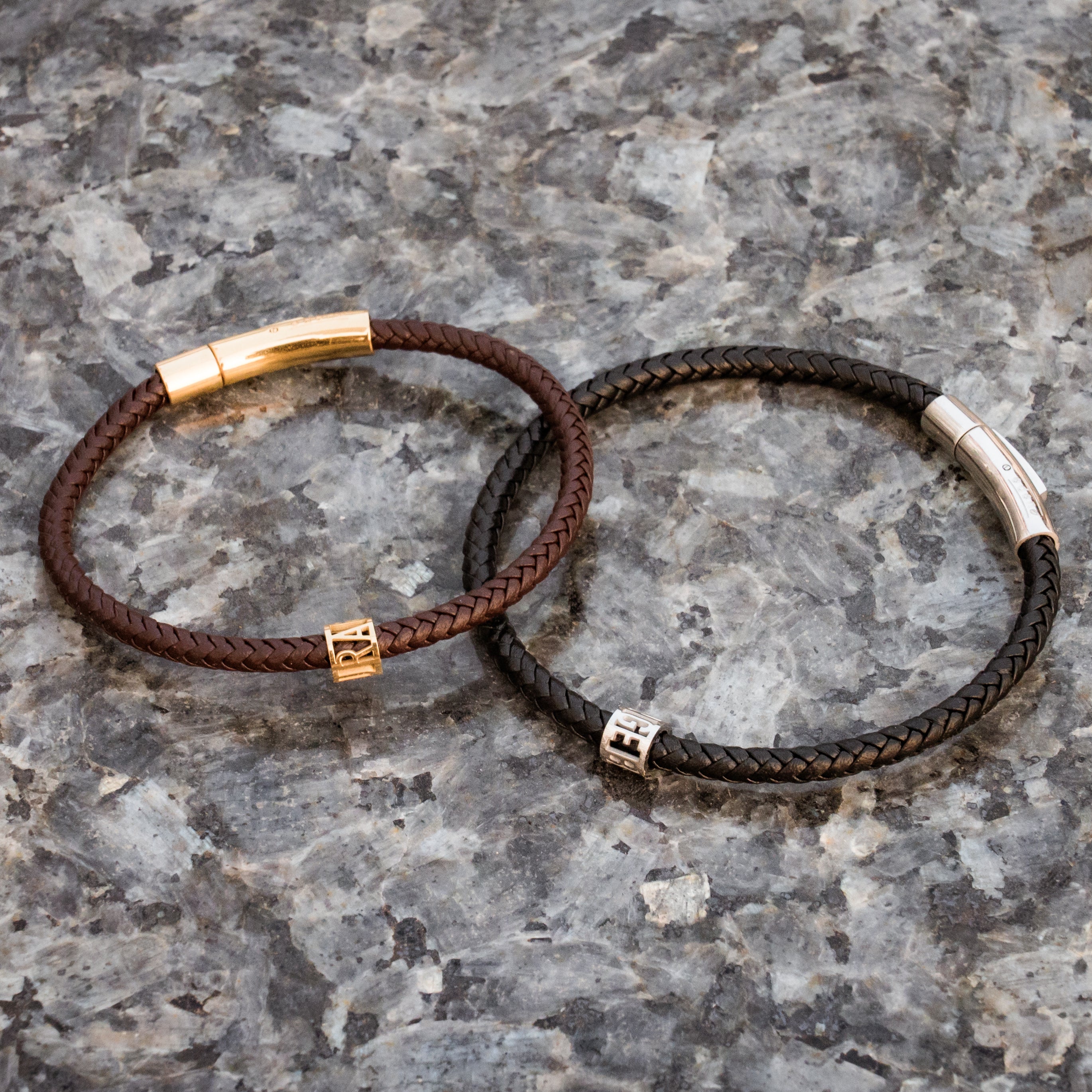 Courage Leather Bracelet