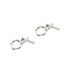 Courageous Cross Earrings