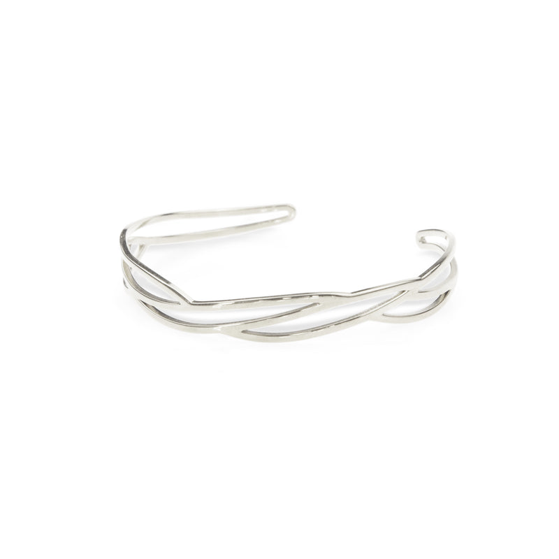 Stainless LV Gold Bangle – Jewells & Pearls