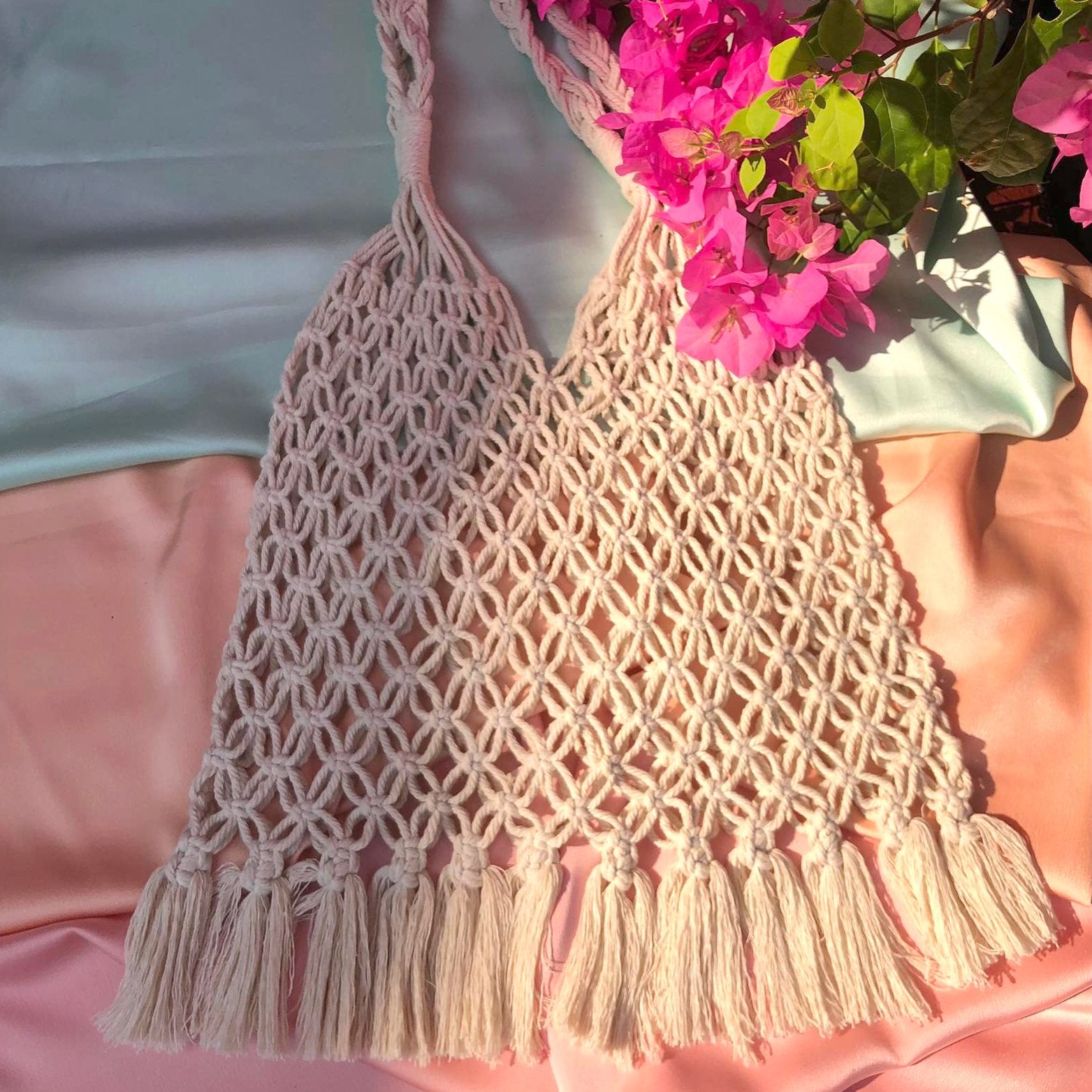 Knots of Freedom Macramé Bag