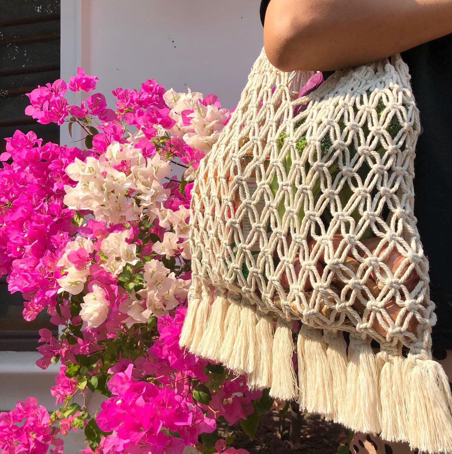 Knots of Freedom Macramé Bag