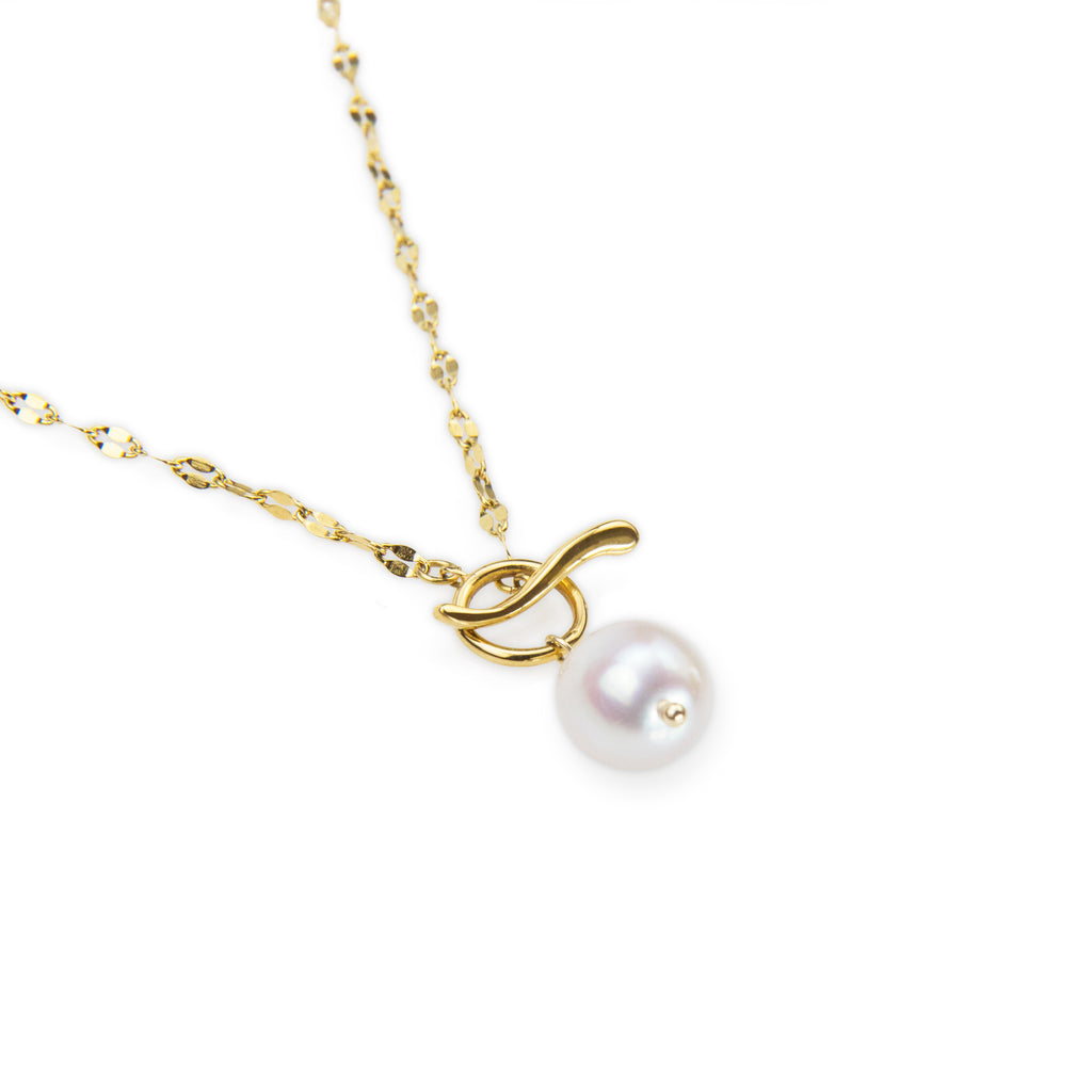 Walk on Water Pearl Necklace – Eden Jewelry Walk on Water Pearl Necklace – Eden Jewelry
