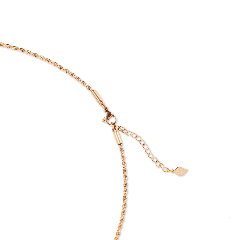 Floral Key Necklace - Rose Gold – Eden Jewelry