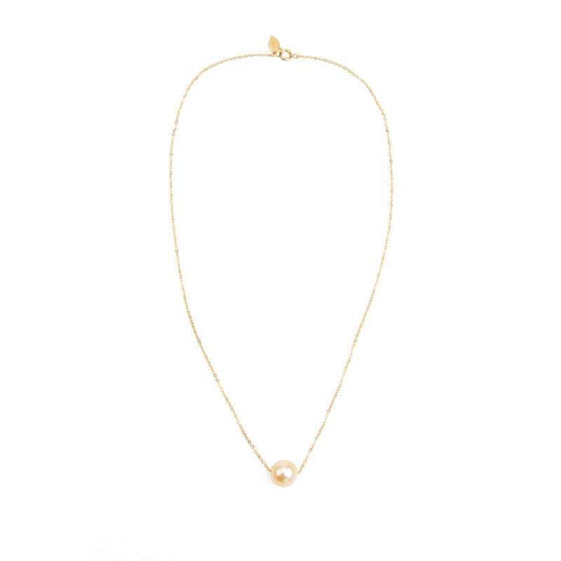 Myanmar Golden Pearl Necklace